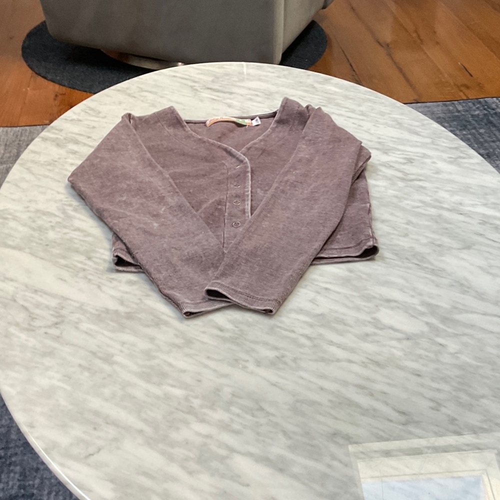 Vintage Havana Casual Mauve Cardigan